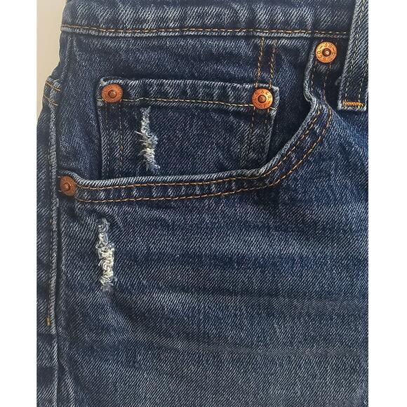 LEVIS Jean Denim Shorts 501, Limited R Tag, Buttonfly, Womens Sz W28, 11 inch - Picture 5 of 12